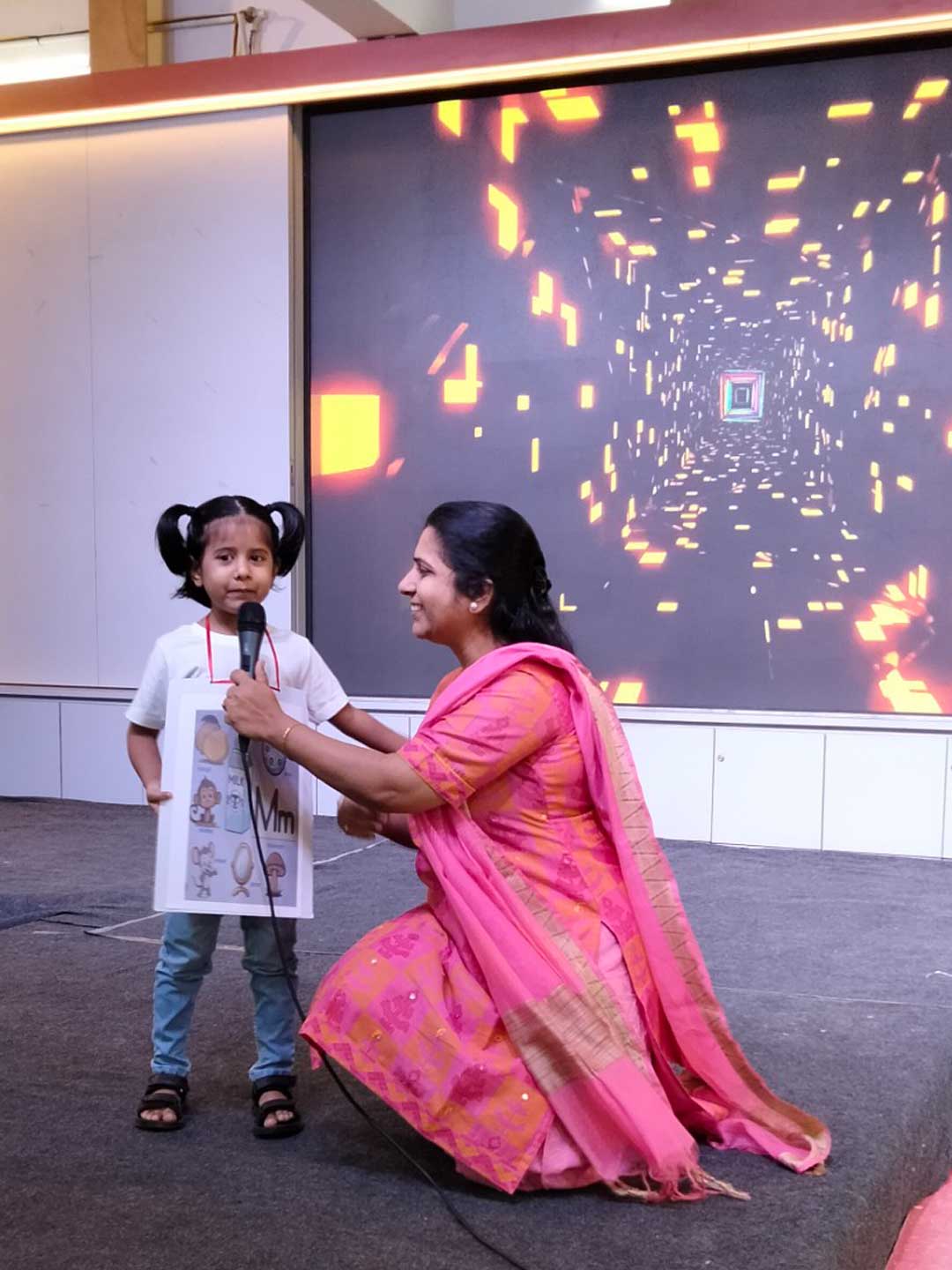 Parent Child Alphabet Ramp Walk