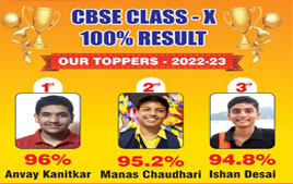 GEI's Blossom International School students have achieved 100% results in the CBSE board 2022-2023.