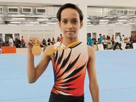 Hassya Munagekar - won the Gold Medal at the CBSE National Gymnastics championship - 2022
